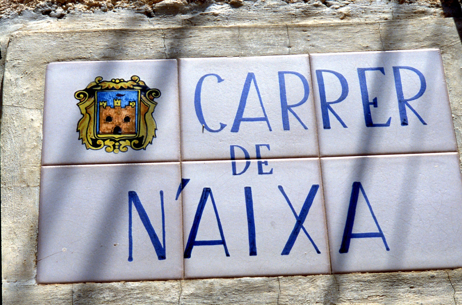 Mallorca, village, road sign
